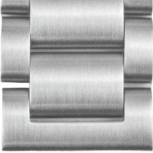 Gliederband silber matt 18mm